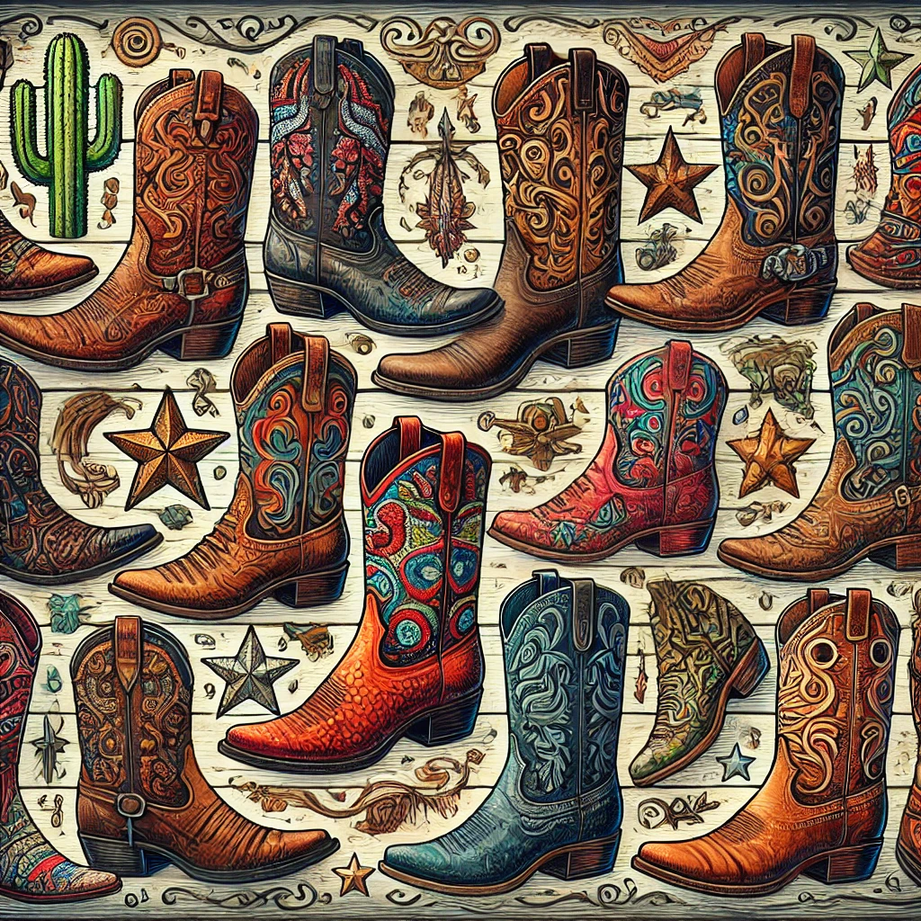 A picture of cowboy boots